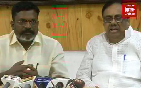 ”பெரியார் மண்” உறுதி செய்யப்படும்...திருமாவை சந்தித்த ஈவிகேஎஸ்...ஆதரவு நிச்சயம்!