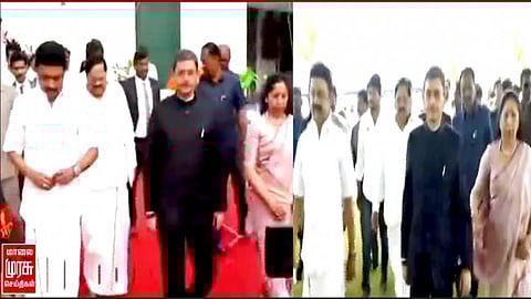 காங்கிரஸ் புறக்கணித்த தேநீர் விருந்தில் கலந்துகொண்ட முதலமைச்சர்......!!!