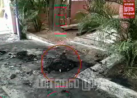 கொடுக்கல், வாங்கல் தகராறு - பெட்ரோல் குண்டு வீச்சு...