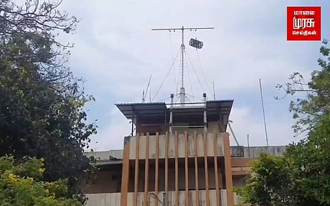 1-ம் எண் புயல் எச்சரிக்கைக் கூண்டு ஏற்றம்...எங்கே தெரியுமா?