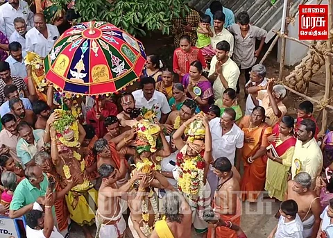 16 ஆண்டுகளுக்குப் பிறகு 300 ஆண்டுகள் பழமையான கோவிலுக்கு கும்பாபிஷேகம்...!