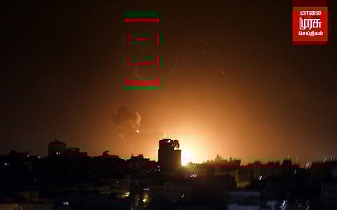 ராக்கெட் உற்பத்தி ஆலை மீது தாக்குதல் நடத்திய இஸ்ரேல்.....