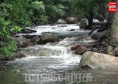 தலையணை அருவியில் குளிக்கத் தடை விதிப்பு...