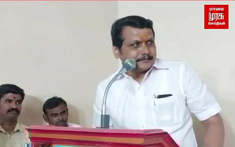 காங். வேட்பாளருக்கு ஆதரவாக செந்தில் பாலாஜி வாக்கு சேகரிப்பு...!