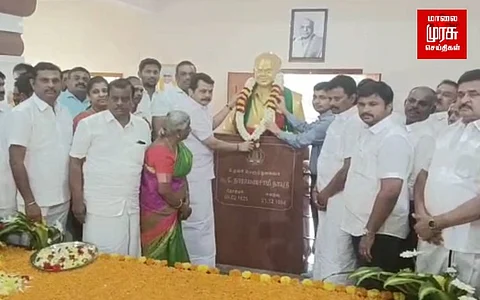 விவசாயிகளின் கோரிக்கை நிறைவேற உந்து சக்தியாக இருந்தவர் நாராயணசாமி நாயுடு - அமைச்சர் பெருமிதம்!