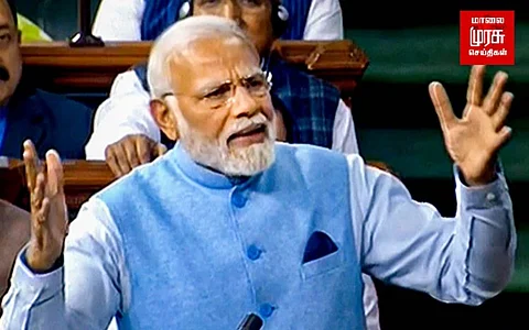 நன்றி தெரிவிக்கும் தீர்மானத்தின் மீது இன்று உரையாற்ற உள்ளார் பிரதமர் மோடி...!