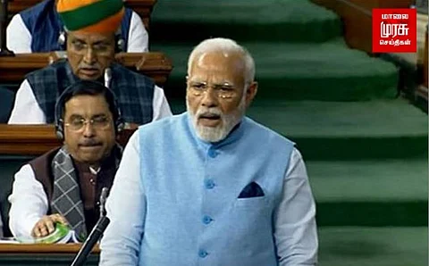 நீங்கள் சேற்றை வீசினாலும்...அதில் தாமரை மலர்வதை யாராலும் தடுக்க முடியாது...பிரதமர் மோடி!