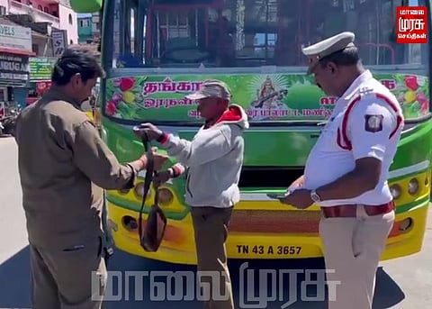 ஏர் ஹார்ன் இருக்கா? அப்போ ஃபைன் கட்டுங்க.. அதிரடியில் இறங்கிய அதிகாரிகள்...