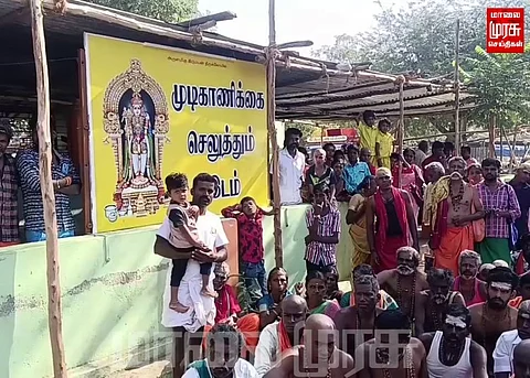நிம்மதியா மொட்டை கூட அடிக்க முடியலை- மொட்டையடிக்க அதிக கட்டணம் கேட்டதால் பக்தர்கள் தர்ணா...