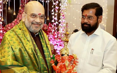 பின்னால் இருந்த பாஜக.... உண்மையை கூறிய ஷிண்டே!!!