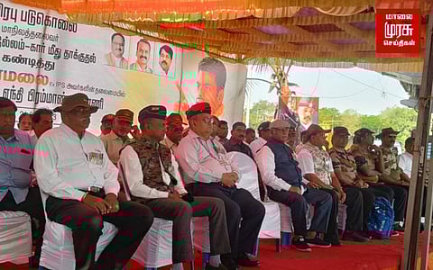 திமுகவுக்கு எதிராக வெடிகுண்டு...பகிரங்க மிரட்டல் விடுத்த கர்னல் பாண்டியன்...!