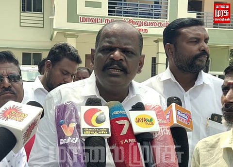 ஐஸ்கிரீம் கம்பெனியை இடித்த நபர் மீது புகார்...