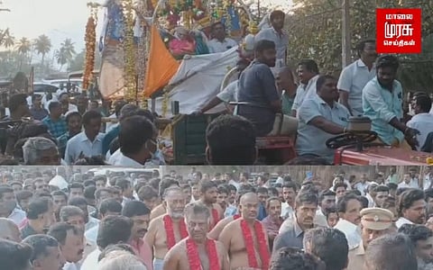 ஓபிஎஸ்சின் தாயார் உடல் தகனம் செய்யப்பட்டது...!