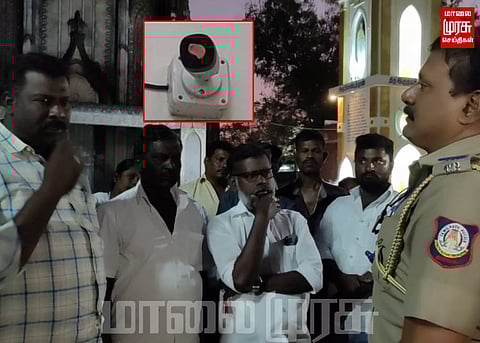 பாதிரியார் இல்லத்தை முற்றுகையிட்ட 10 பேர் கைது...