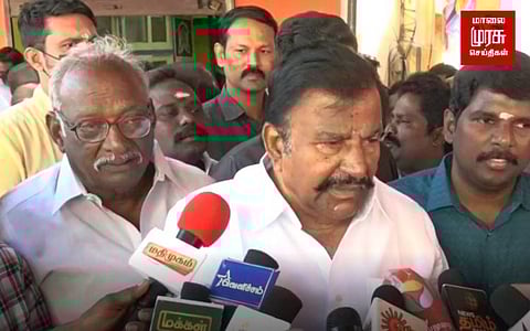 தோல்வி பயத்தில் குற்றச்சாட்டுகளை அடுக்கி வரும் அதிமுக...அமைச்சர் பேட்டி!