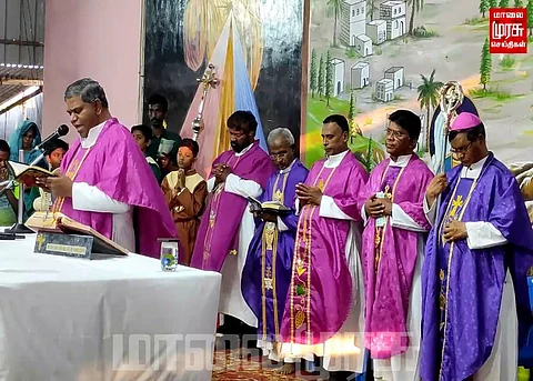 2000 த்திற்கும் மேற்பட்டவர்கள் பங்கேற்ற தவக்கால தயாரிப்புத் தியானம்...