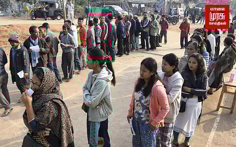 நாகலாந்து, மேகாலயா தேர்தல்: பிற்பகல் 1 மணி நிலவரப்படி பதிவான வாக்குகள் சதவீதம்...!