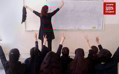 பெண்களை பள்ளிக்கு அனுப்புவதைத் தடுக்க விஷம் கொடுக்கப்பட்ட மாணவிகள்!!!