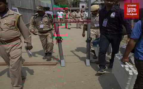 ஈரோடு வாக்கு எண்ணும் மையங்களில் 3 அடுக்கு பாதுகாப்பு..!!