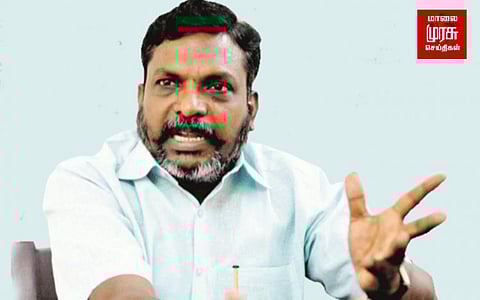 வட இந்தியர்களின் ஆக்கிரமிப்பு: முதலீட்டு வடிவில் தமிழ்நாட்டில் வருகிறது - தொல். திருமாவளவன்