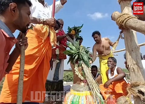 வெகு விமர்சையாக நடந்த முத்துமாரியம்மன் கோயில் கும்பாபிஷேகம்...