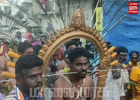 அழகு முத்துமாரியம்மன் கோயில் குண்டம் திருவிழா...