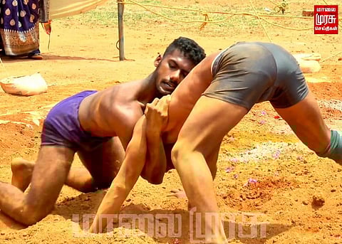 நாங்குநேரியில் மாநில அளவிலான பாரம்பரிய மல்யுத்த போட்டி..
