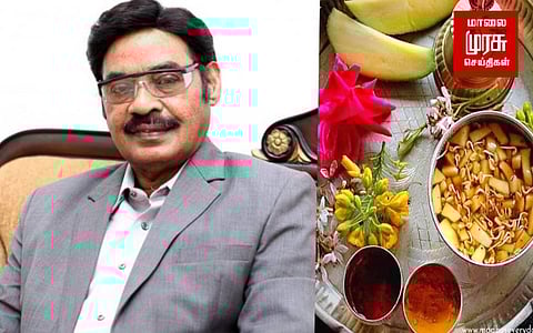 உகாதி வாழ்த்து தெரிவித்த எம்.பி. பாரிவேந்தர்...!!