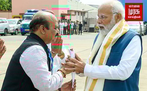 கர்நாடக மெட்ரோவில் பிரதமர் மோடி...!!