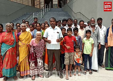 73 ஆண்டு விவசாய நிலங்களுக்கு நிரந்தர பட்டா வேண்டி மனு...