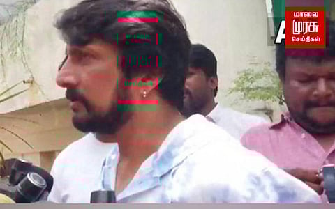 ட்வீட் செய்த பிரகாஷ் ராஜ் ...ட்விஸ்ட் வைத்த கிச்சா சுதீப்...!