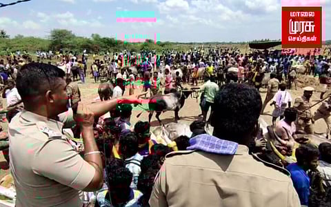 வடிவாசலை முற்றுகையிட்டு போராட்டம்...! போலீசார் தடியடி...!!