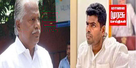 நாட்டிலேயே ஊழலை ஒழிக்க பிறந்தவர் போல் அண்ணாமலை நடந்து கொள்கிறார் - கே.பி. முனுசாமி.