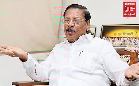 ஆடு பிரியாணியாகாமல் இருக்க அமைதியாக இருக்க வேண்டும்.... ஆர் எஸ் பாரதி!!!