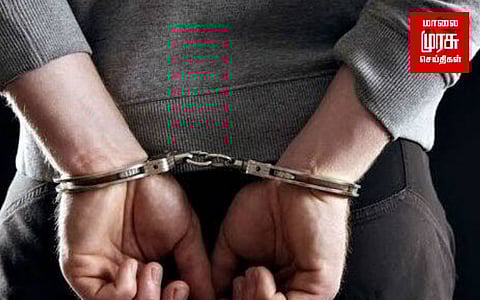 சாலையின் குறுக்கே படுத்து மறியல்...! விசிக ஒன்றிய செயலாளர் கைது...!!