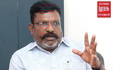 வி பி சிங்க்கு சிலை...! திருமாவளவன் வரவேற்பு...!!