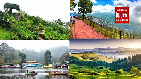 கோடை சீசனை முன்னிட்டு கொடைக்கானலில் குவியும் சுற்றுலா பயணிகள்....