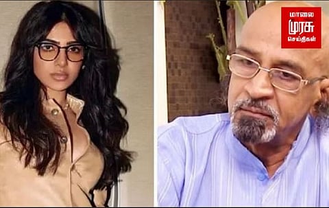 “காதுகளில் இருந்து எப்படி முடி வளரும் ?” தயாரிப்பாளரை கலாய்த்த சமந்தா? காரணம் என்ன?