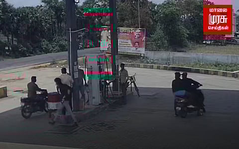 ஓசியில் பெட்ரோல் கேட்ட போதை ஆசாமிகள்...முடியாதுன்னு சொன்ன ஊழியர்கள்...!அடுத்து நடந்தது என்ன?