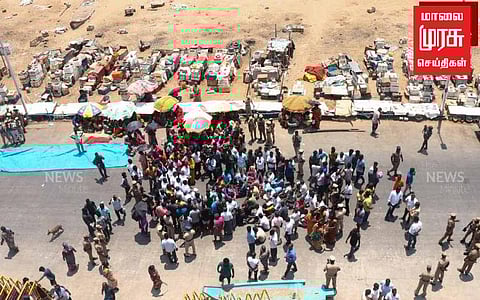 லூப் சாலை ஆக்கிரமிப்பு... ! மாநகராட்சி அதிகாரிகள் இன்று ஆய்வு...!!
