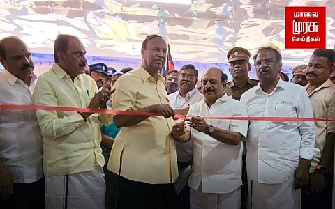 10 கோடி ரூபாய் மதிப்பில் நடைமேம்பாலம்...திறந்து வைத்தார் அமைச்சர் தா.மோ.அன்பரசன்!