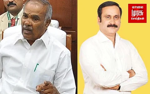 வாத்தியார் குச்சியை வைத்து மிரட்டுவது போல சபாநாயகர் மிரட்டுகிறார்...! அன்புமணி காட்டம்...!!