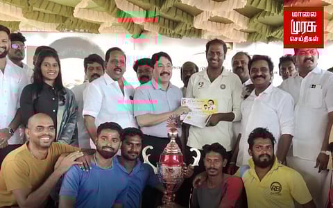எல்லோரும் விளையாட்டுத் துறைக்கு வர முக்கிய காரணம் இவர்தான்...தயாநிதி பெருமிதம்!