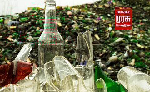 காலி மதுபாட்டில்களை அரசே திரும்ப பெற  நடவடிக்கை எடுக்க வேண்டும்..!  நாகை விவசாயிகள் கோரிக்கை..!