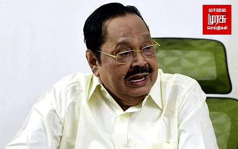 கர்நாடக தேர்தலில் காங்கிரஸ் வெற்றிக்கு பாடுபடுங்கள் - துரைமுருகன் வேண்டுகோள்!