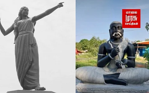 கண்ணகி மற்றும் தொல்காப்பியர் சிலைக்கு அமைச்சர்கள் மரியாதை...!!