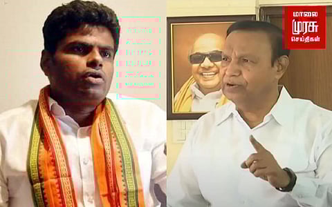 அண்ணாமலை மீது அவதூறு வழக்கு தொடர்ந்த டி.ஆர்.பாலு...ஆர்.எஸ்.பாரதி பரபரப்பு போட்டி...!