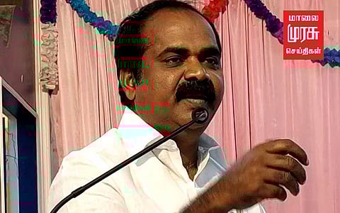 "ஜாதியை தூக்கிப்பிடிப்பவர்களுக்கு வரலாற்றில் இடமில்லை" அமைச்சர் மெய்யநாதன்.