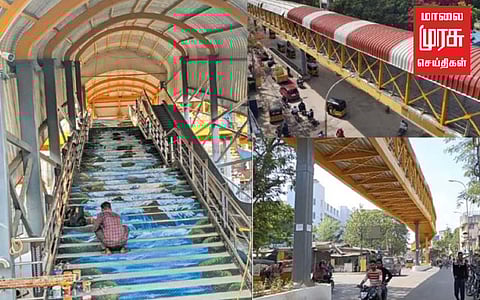 தி.நகர் ஆகாய பாலம் நாளை திறப்பு - அமைச்சர் ஆய்வு!