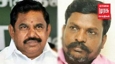 "எடப்பாடியுடன் நாங்களும் இணைய தயார்....!" - திருமாவளவன் .